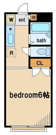 クレストハネスKの物件間取画像
